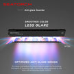 Anti-Glare Guarder, aquarium light shade, reef light glare reduction, LED aquarium light shield, reef tank anti glare, marine aquarium light accessory, aquarium light diffuser, coral viewing enhancement, reef aquarium lighting accessory, LED light guard for aquarium