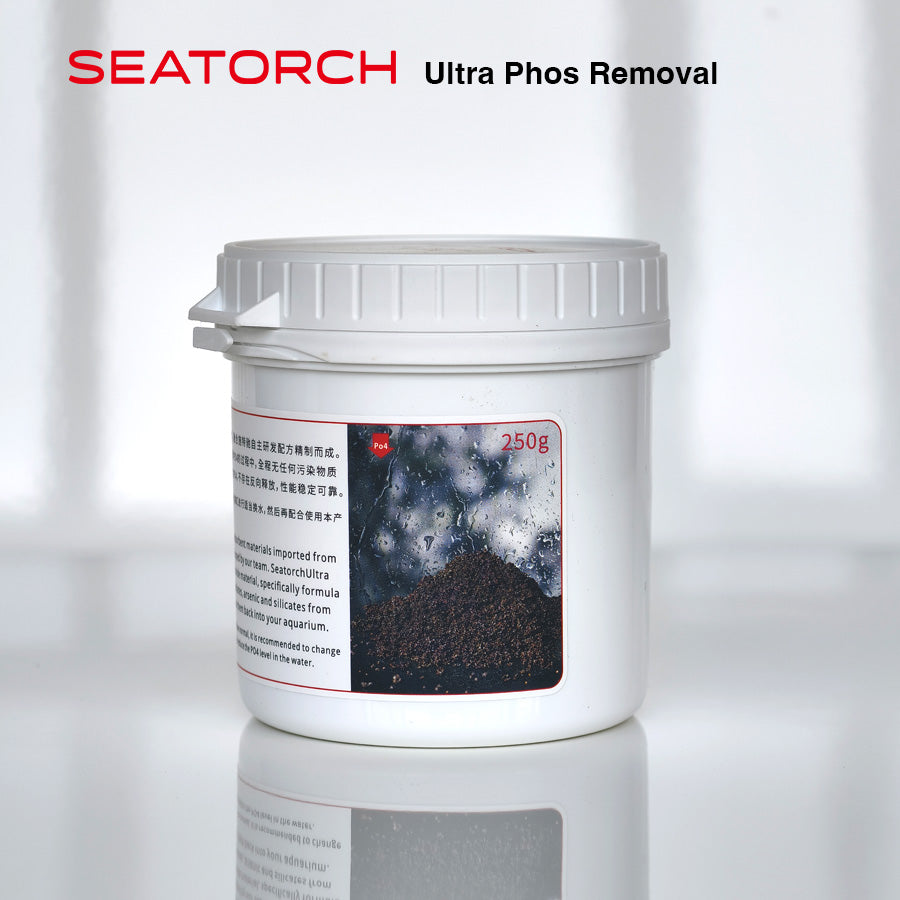 phosphate remover media for reef aquarium
Seatorch Ultra Phos Remover for marine tank
reef tank phosphate control filtration media
aquarium PO4 removal media for coral systems
marine aquarium nutrient reduction media
reef aquarium algae control phosphate remover
high efficiency phosphate absorber for reef tank
aquarium filtration media for phosphate removal
SPS reef tank phosphate control media
saltwater aquarium phosphate reducing media